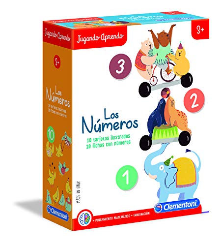 Clementoni-55303 - Los Numeros - juego educativo a partir de 3 años