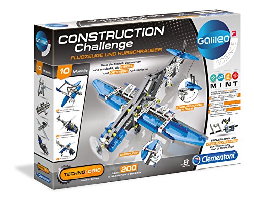 Clementoni 59009.4 – Galileo technologic – Aviones & helicóptero