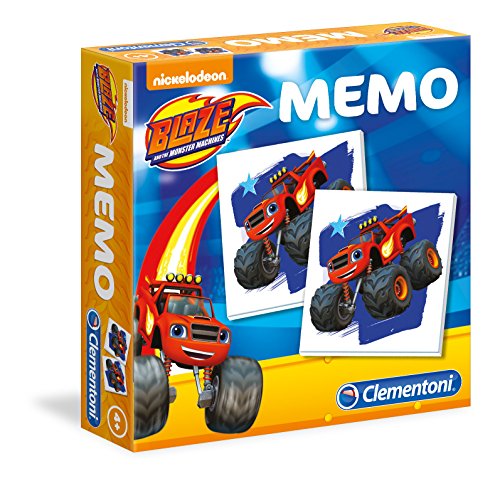 Clementoni and The Monster Machines Blaze e le Mega Macchine Juego Memo, Multicolor (18010)