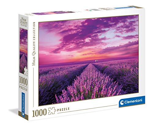 Clementoni Collection – Lavander Field – Puzzle para Adultos de 1000 Piezas, Fabricado en Italia, Multicolor (39606)