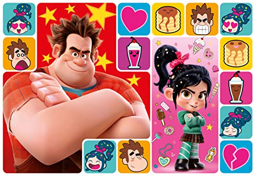 Clementoni- Disney Ralph Breaks The Internet Puzzle Suelo, 180 Piezas, Multicolor, 180pezzi (29300)