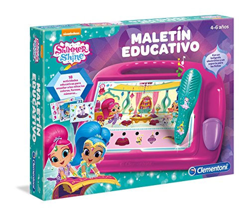 Clementoni- Shimmer and Shine Shimmer & Shine Maletín Educativo, Multicolor (55212.2)