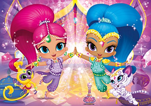 Clementoni- Shimmer & Shine Shimmer and Shine Los Pingüinos De Madagascar Puzzle, 24 Piezas, Multicolor (24486)