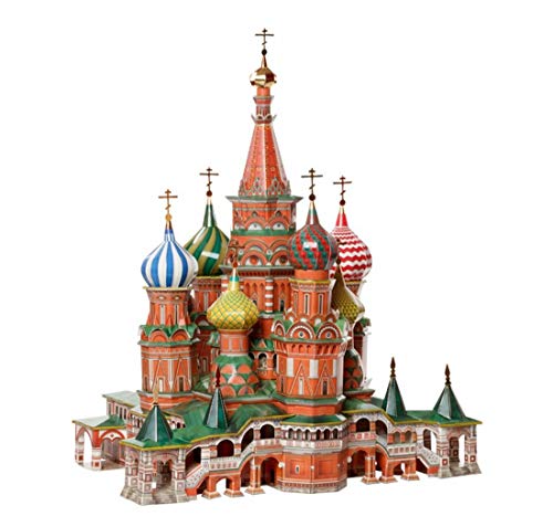 CLEVER PAPER- Puzzles 3D Catedral de San Basilio, Rusia (14195)