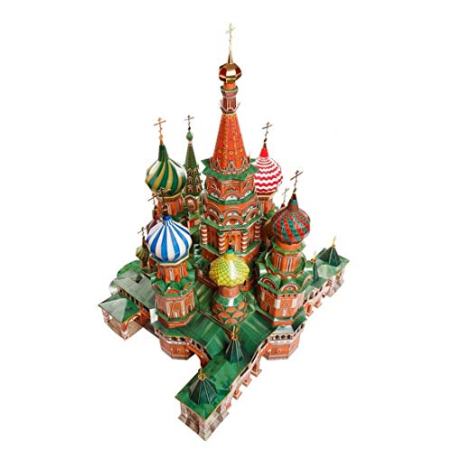 CLEVER PAPER- Puzzles 3D Catedral de San Basilio, Rusia (14195)