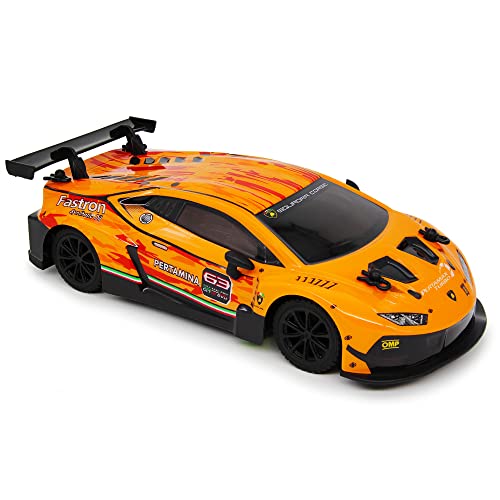 CMJ RC Cars Lamborghini Lamborghini Huracan GT3 - Luces de trabajo para coche con licencia oficial (escala 1:24, 2,4 Ghz)