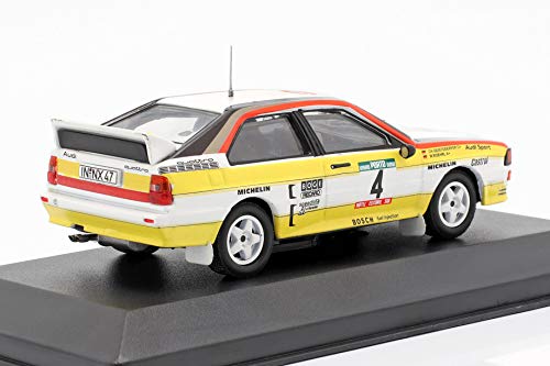 CMR- Coche en Miniatura de colección, WRC005, Blanco, Amarillo y Rojo