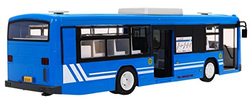 Coche de Control Remoto RC, Coche Teledirigido - Modelo de Bus Control Remoto, City Bus Autobus - 1:20 - 2.4GHz - Azul