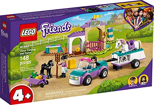 Collectix Lego 41442 Friends - Cinturón de entrenamiento y remolque para caballos (41441) + Quad de rescate de animales