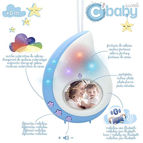 ColorBaby - Altavoz bebé bluetooth con luz y sonido c'baby sweet (43732)