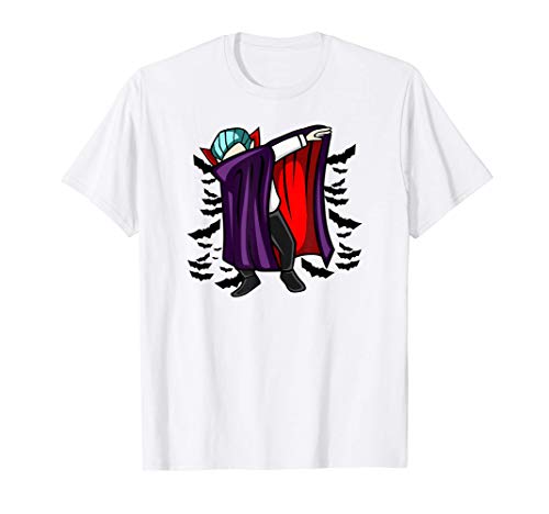 Conde Drácula Murciélagos Vampiro Divertido Halloween Camiseta