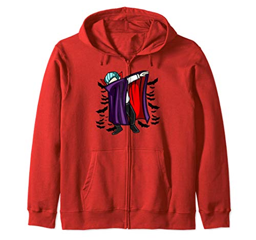 Conde Drácula Murciélagos Vampiro Divertido Halloween Sudadera con Capucha