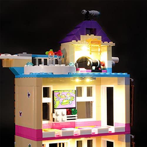 Conjunto De Luz Para (Amigos De La Casa De La Amistad) Modelo De Bloques De Construcción, Kit De Luz LED Compatible Con LEGO 41340 Accesorios De Actualización Para Modelos (No Incluido El Modelo)