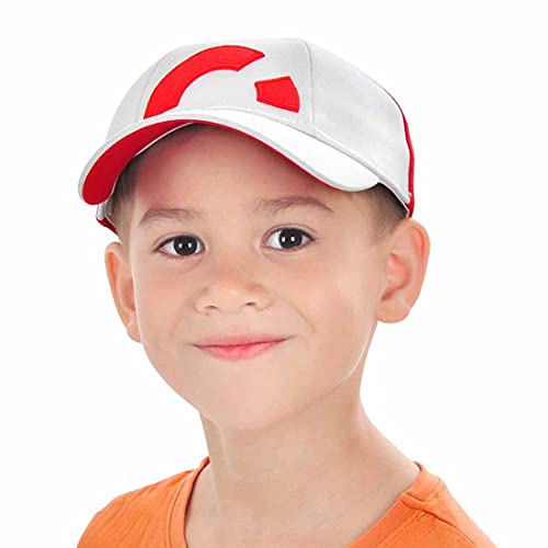 CoolChange Gorra de béisbol para niños de Ash Ketchum, para fans de Pokémon Go