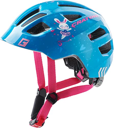 Cratoni Maxster - Casco juvenil y niño XS-S (46-51 cm), color azul