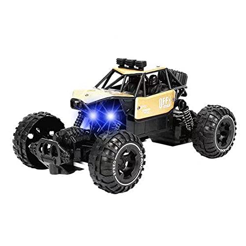 Crayom Todoterreno Control Remoto Monster Truck 4WD RC Radio de Coche Bigfoot Escalada RC Coche de Juguete Carreras de Alta Velocidad 2.4G Principiante Vehículo de Carreras RC Buggy Regalo Navidad