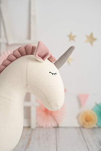 CROCHETTS | Pack de Peluches Unicornio de Crochet, Amigurumi Animales, Algodón Hipoalergénico, Tamaño Maxi y Mini