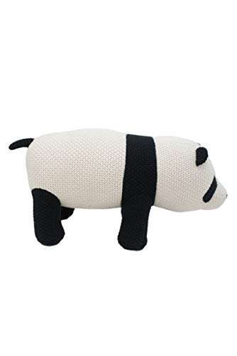 CROCHETTS | Peluche Maxi Panda de Crochet, Amigurumi Animales, Algodón Hipoalergénico, Tamaño Grande 104*33*50 cm / 7 kg