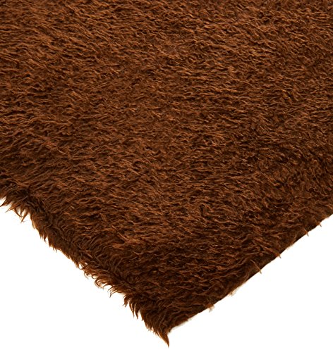 CRS Fur Fabrics Curly - Tela de Peluche de Piel sintética – Color marrón