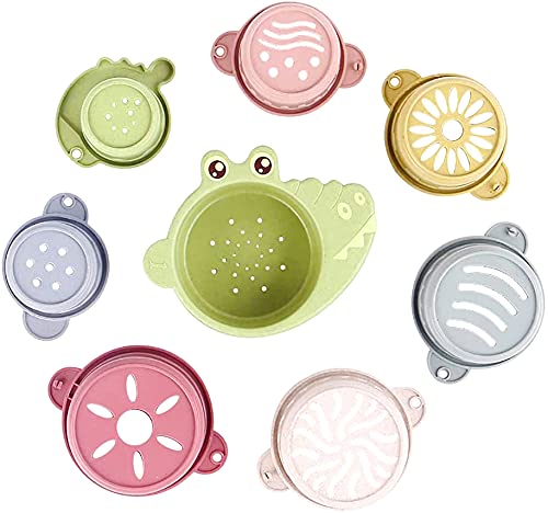 Cubos Apilables Bebés 6 Meses +,Juguete para Bebé 8 PCS,Juguete de Taza Apilable, Juguetes Playa Bebes,Juguetes Bebe Educativos para Niños y Niñas