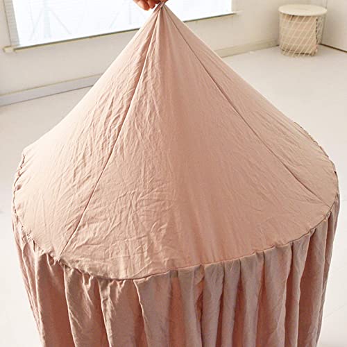 Cúpula de red con dosel de cama de red de encaje doble , carpa de juego, decoración de la casa colgante para niños, juegos de lectura para interiores y exteriores, carpa de juegos para la casa