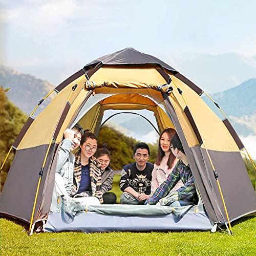 CWAIXXMM Tienda automática para Acampar 2-3 Persona Familia Impermeable Campaña Campaña Portátil Tienda instantánea de Tienda automática para Camping Senderismo