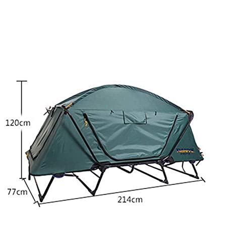 CWAIXXMM Tienda Ligera, Tienda de Doble Tierra Camping al Aire Libre Campaña de Apertura rápida de aleación de Aluminio ultrafiro Tienda de Playa Plegable para montañismo de Trekking