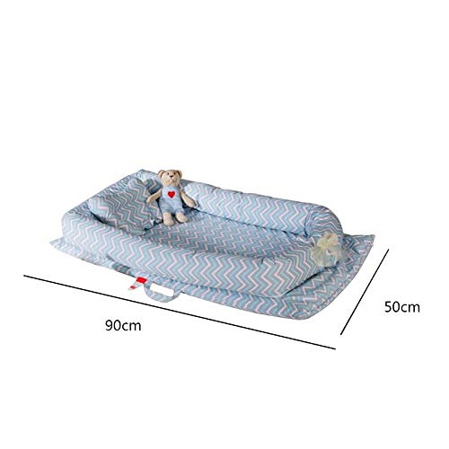 Cxssxling Camas para Bebés Niños Pequeños Cunas Camas Infantiles Nido Bebé Portátil Muebles para Bebé Cuna de Viaje 90*50cm