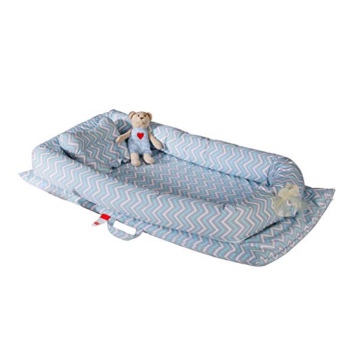 Cxssxling Camas para Bebés Niños Pequeños Cunas Camas Infantiles Nido Bebé Portátil Muebles para Bebé Cuna de Viaje 90*50cm