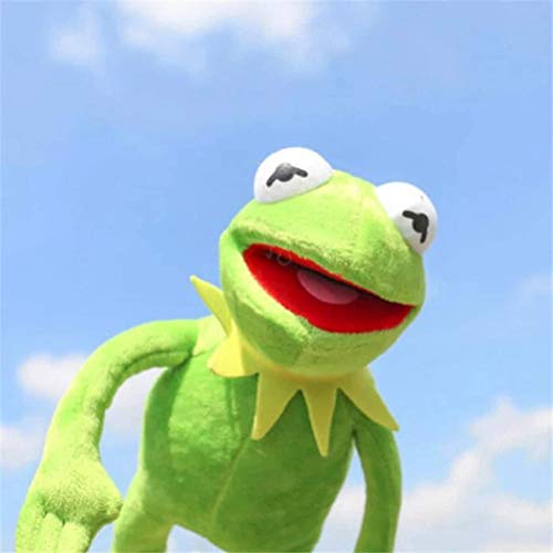 Dan&Dre Dibujos Animados de los Muppets Kermit Frog Juguetes de Peluche 60cm Rana marioneta de Mano Anime Frog Show Juguetes de Peluche bebé niños Regalo de cumpleaños