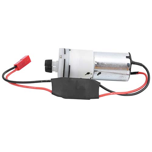 DAUERHAFT Bomba pequeña de refrigeración por Agua 370 de bajo Ruido con Motor, Bomba de refrigeración por Agua Duradera y Estable, para Barcos RC Bomba Impermeable JR Plug