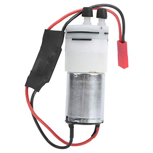 DAUERHAFT Bomba pequeña de refrigeración por Agua 370 de bajo Ruido con Motor, Bomba de refrigeración por Agua Duradera y Estable, para Barcos RC Bomba Impermeable JR Plug