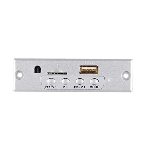 DAUERHAFT Paquete de música MP3 Altavoz de Sonido estéreo Kit de Bricolaje de Altavoz Profesional de 3 W, Amplificador de Potencia, con Control Remoto(Gray)