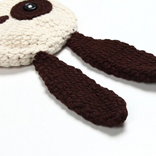 Dayan lovely bebé disfraz de niños pequeños los recién nacidos de mano en forma de punto ganchillo bebé fotografía de accesorios juego de beige beige