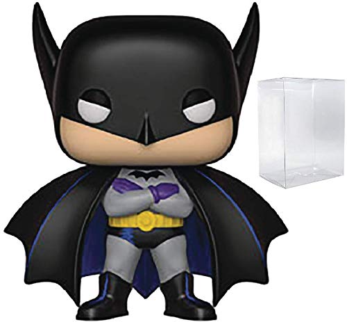 DC Comics Heroes: Batman 80th – Batman 1ª apariencia (1939) Funko Pop! Figura de vinilo (incluye funda protectora compatible con Pop Box)