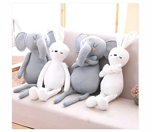 DER Cojín del Elefante del Estilo nórdico Conejito león de Peluche Rellenos de Almohadas muñeca de Juguete de bebé decoración del Dormitorio Regalo de los niños -Lindo Juguete de Peluche