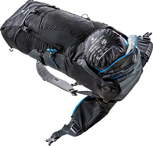 Deuter Aircontact Lite 50 + 10, Negro Grafito, Talla única