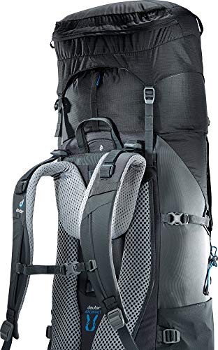 Deuter Aircontact Lite 50 + 10, Negro Grafito, Talla única