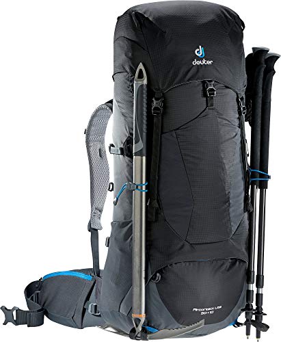 Deuter Aircontact Lite 50 + 10, Negro Grafito, Talla única