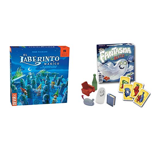 Devir El Laberinto mágico, Juego de Mesa + Fantasma Blitz Juego de Mesa, 13 x 4 x 13 cm, Multicolor, única (BGBLITZ)