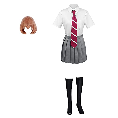 DFGDF Tokyo Revengers Tachibana Hinata Disfraz de Cosplay JK Uniforme Falda Sailor Kimono Vestido Conjunto Bolso Trajes Fiesta de Halloween Chica Mujer