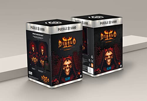 Diablo II: Resurrected | Puzzle 1000 Piezas | Incluye póster y Bolsa | 68 x 48 | Videojuego | Rompecabezas para Adultos y Adolescentes | para Navidad y Regalos | Decoración