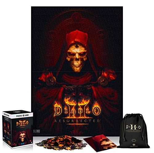 Diablo II: Resurrected | Puzzle 1000 Piezas | Incluye póster y Bolsa | 68 x 48 | Videojuego | Rompecabezas para Adultos y Adolescentes | para Navidad y Regalos | Decoración