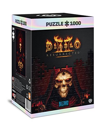 Diablo II: Resurrected | Puzzle 1000 Piezas | Incluye póster y Bolsa | 68 x 48 | Videojuego | Rompecabezas para Adultos y Adolescentes | para Navidad y Regalos | Decoración