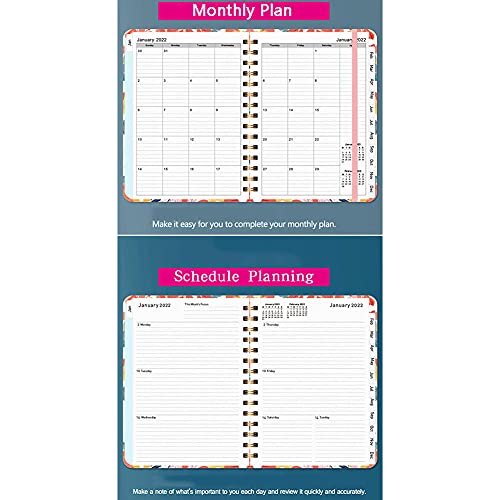 Diario 2022, Planificador De Enero De 2022 a Diciembre Agenda Diario, A5, Cuaderno, Planificador Semanal, Planificador Diario Y Mensual,tapa Dura,14 X 21 Cm,estudiantes, Oficina, Vida Diaria-01