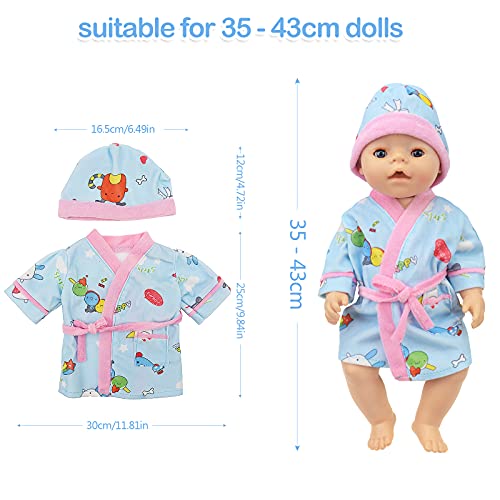 Diealles Shine Ropa de Muñecas para New Born Baby Doll, Ropa de Muñecas para Bebés 35-43 cm (Estilo 7)