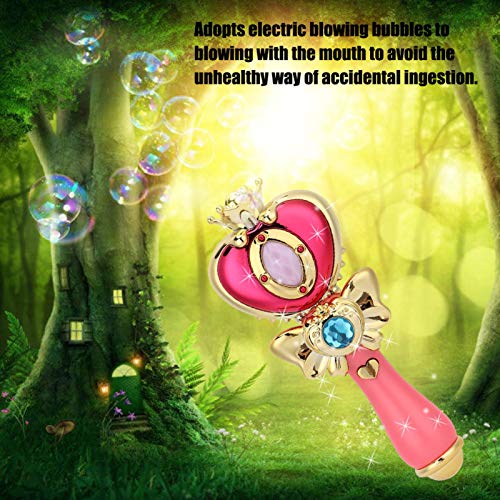 Dilwe Light Up Magic Wand, Magic Fairy Stick con música, Mango Suave y sin Rebabas, Varita Luminosa de Dibujos Animados para niños, Regalo para niñas y niños Mayores de 1 año