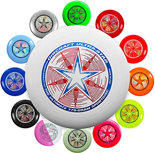 Discraft Ultra Star Frisbee 175 g, USLB, Azul Claro, 175g