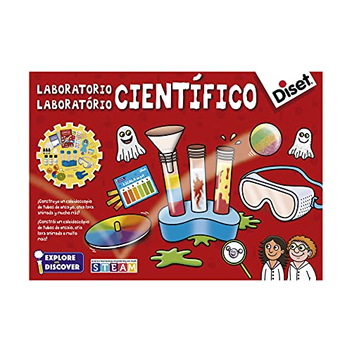 Diset - Laboratorio científico, Juego Educativo científico para explorar y descubrir el mundo que nos rodea para niños a partir de 8 años