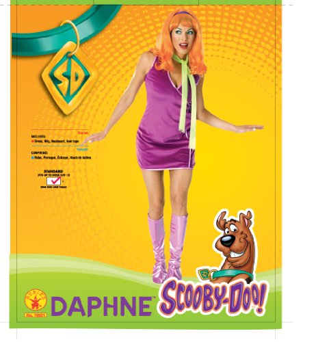 Disfraz de Scooby- Doo tm Daphne tm para adulto talla única hasta talla de vestido 12